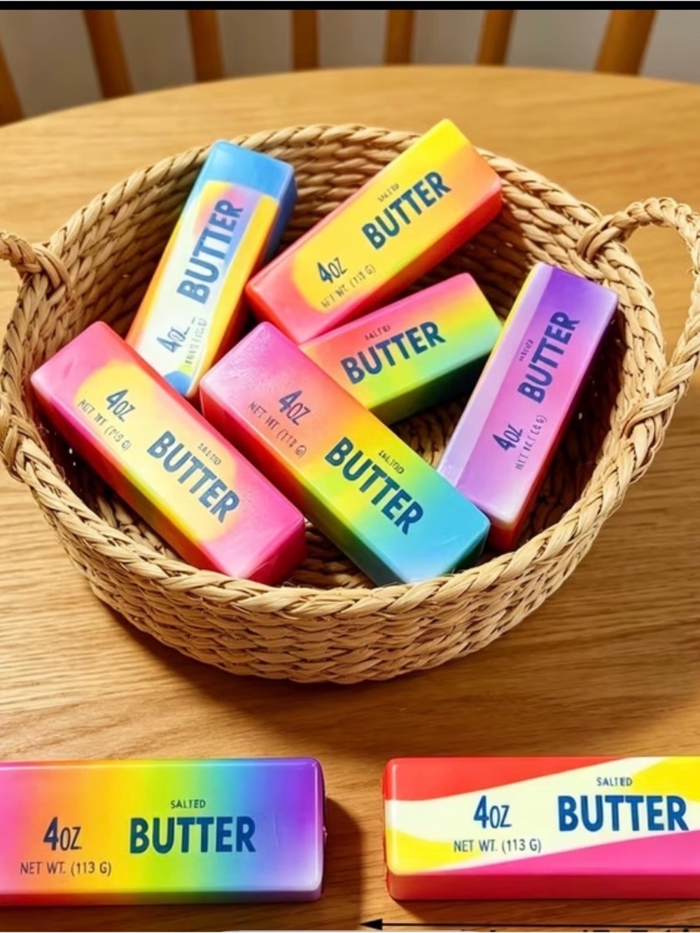 Rainbow Gradient 'Butter' 4oz Toy/Stress Squishy mystery - Picture 2 of 3